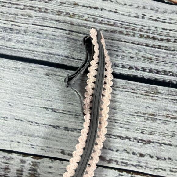 ZSKason Demi Bra size 34B Gray Pink Lace Underwire Lingerie - Picture 3 of 8